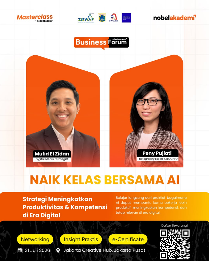 Naik Kelas Bersama AI: Strategi Meningkatkan Produktivitas & Kompetensi di Era Digital